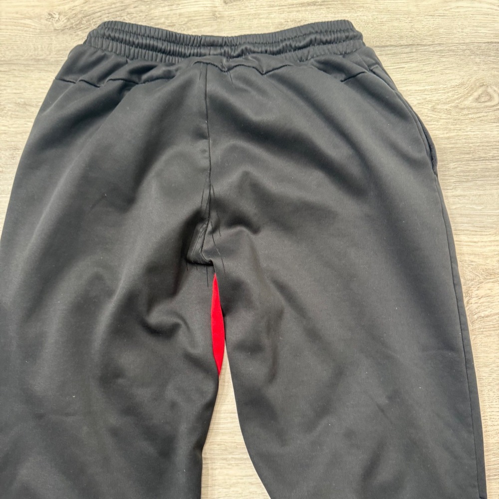 Jordan Kids Red Black Colorblock Fleece Lined Joggers Sweatpants XL 13-15Y - Picture 10 of 12